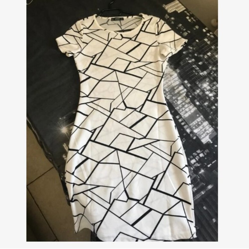 HOST PICK!!! Geo print bodycon dress - Picture 6 of 6
